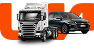 Imagem em Eventos da AutoLM de caminhão e carro